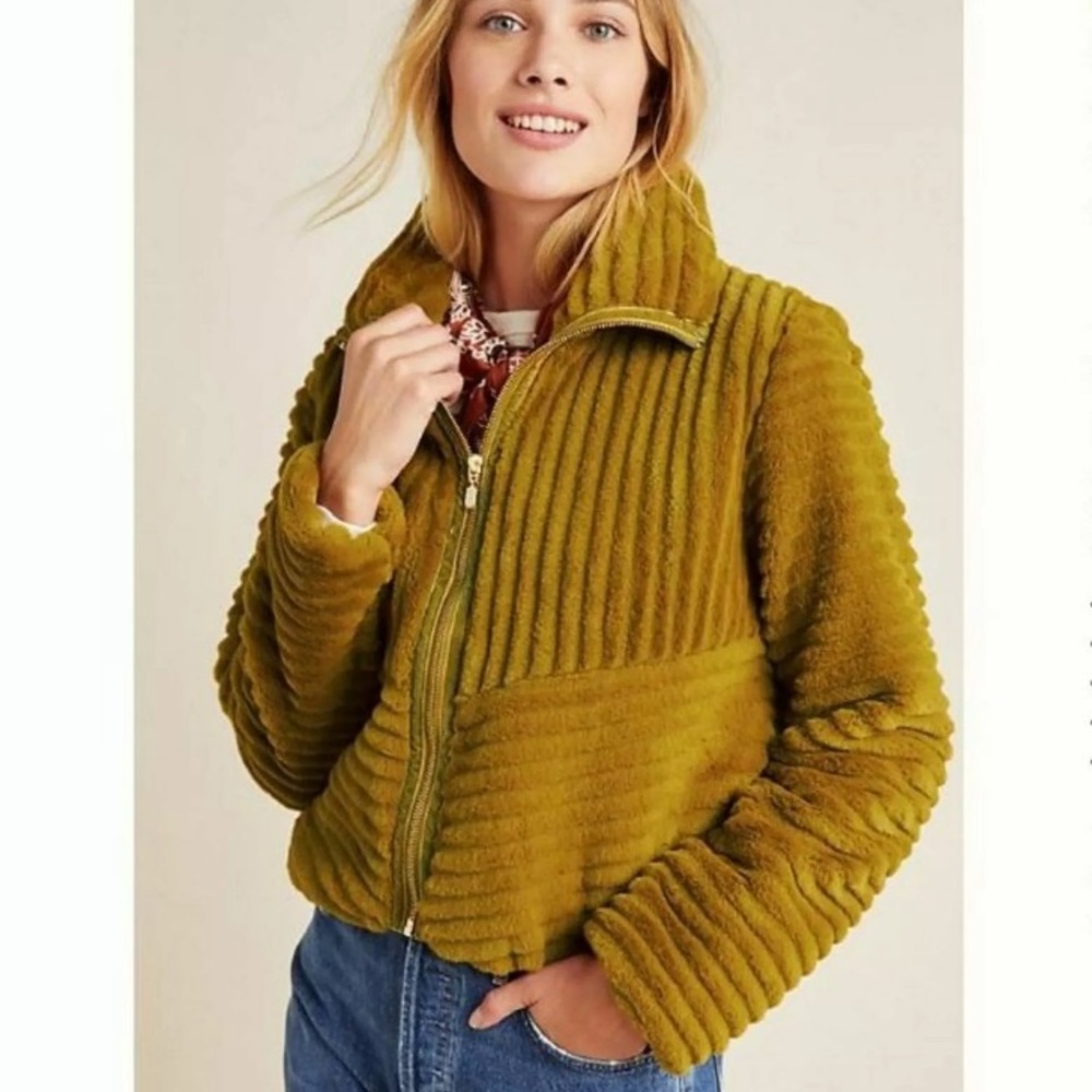 Anthropologie Women's Natasha Faux Fur Jacket